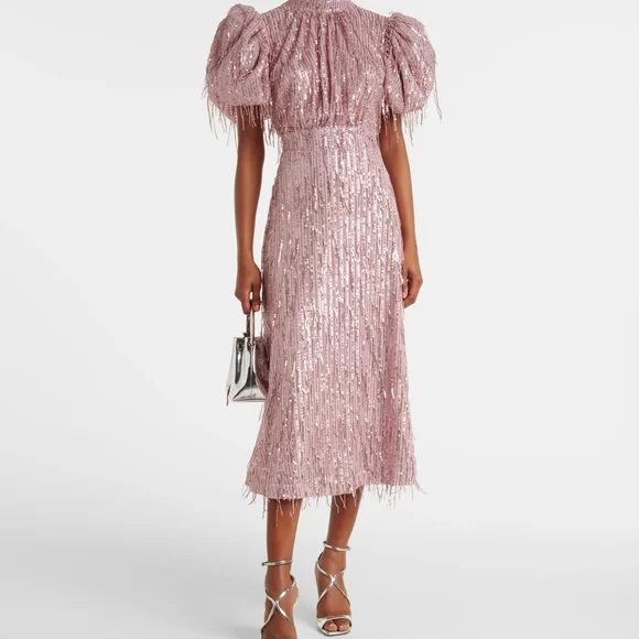 open lace back dress ROTATE Birger Christensen